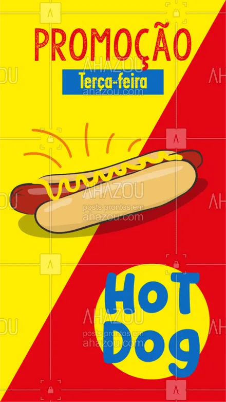 posts, legendas e frases de hot dog  para whatsapp, instagram e facebook: Hoje é Terça-feira e tem promoção especial pra vocês! Hot dog por apenas XXX Comece a semana com essa delícia! ? #hotdog #promoção #cachorroquente #ahazoutaste 