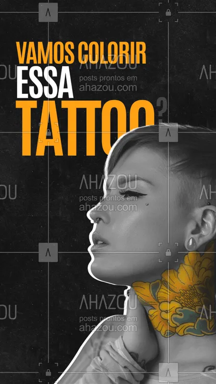 posts, legendas e frases de estúdios, tatuadores & body piercer para whatsapp, instagram e facebook: Aqui você encontra a tatuagem colorida que estava querendo. #AhazouInk  #tattoo #tatuagem #color 