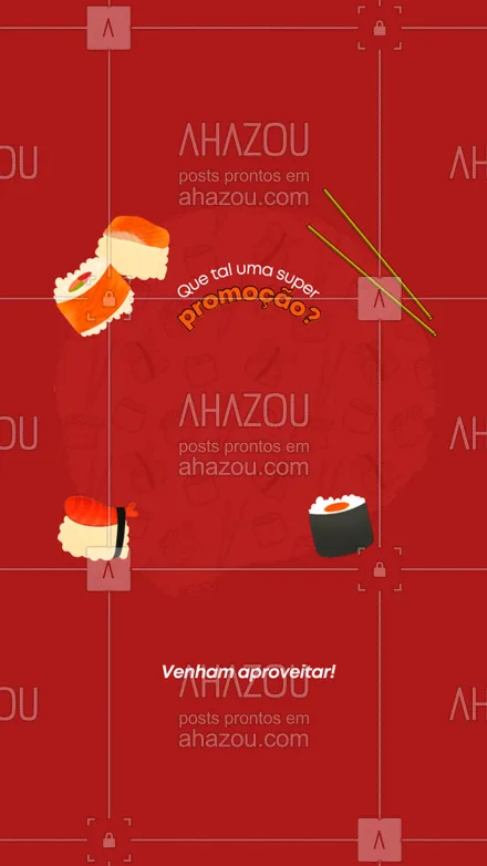 posts, legendas e frases de cozinha japonesa para whatsapp, instagram e facebook: Agora estamos com uma super promoção para você e os amigos ou familiares aproveitarem. A promoção é valida apenas (colocar aqui o tempo da promoção). Estamos esperando vocês. #cozinha #japonesa #convite #promoção #editável #sushi #sushilovers #ahazoutaste