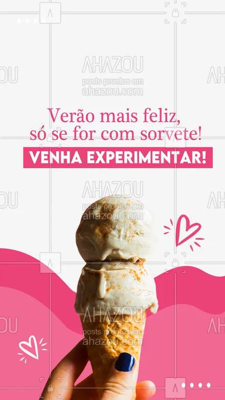 posts, legendas e frases de gelados & açaiteria para whatsapp, instagram e facebook: Se você não quer passar calor😎🌞 é melhor correr para experimentar nossos sorvetes, 🍦🍨antes que se esgotem. Escolha seu sabor favorito em meio a nossa variedade de sorvetes, picolés e expressos! #ahazoutaste #sorveteria #sorvete #icecream #gelados #cupuaçú #açaíteria #açaí #ahazoutaste 