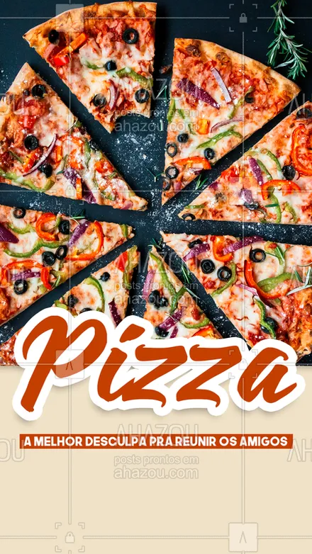 posts, legendas e frases de pizzaria para whatsapp, instagram e facebook: Pizza e amigos é a combinação perfeita??‍♂?‍♀ Vai reunir a galera? Faça seu pedido ??
#pizza #amigos #amizade #ahazou #bandbeauty #friends #food