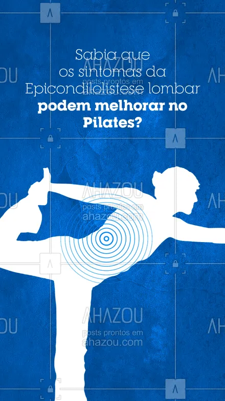 posts, legendas e frases de pilates para whatsapp, instagram e facebook: É verdade! Isso acontece porque o Pilates possui diversos exercícios para relaxar e fortalecer a musculatura, dando mais suporte e sustentação. #AhazouSaude #fitness  #pilates  #pilatesbody  #pilateslovers  #workout #saude