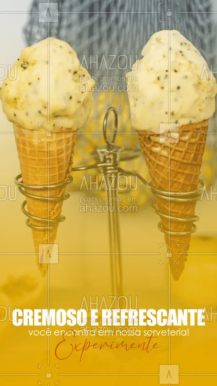 posts, legendas e frases de gelados & açaiteria para whatsapp, instagram e facebook: Com aquela consistência cremosa e saborosa, os melhores sabores de sorvete você encontra aqui em nossa sorveteria. Espaço que tem o que você procura em uma boa sobremesa. 
#ahazoutaste #açaí  #açaíteria  #cupuaçú  #gelados  #icecream  #sorvete  #sorveteria 