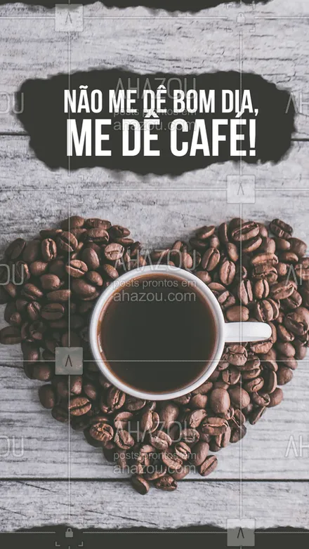 posts, legendas e frases de cafés para whatsapp, instagram e facebook: A cafeína tem como um dos efeitos aumentar os níveis de dopamina no corpo, proporcionando uma sensação de felicidade. Por isso, o café é muito utilizado nas refeições do início do dia. É também, um grande aliado no combate à depressão.
#ahazou #cafe #bomdia #felicidade #medecafe #amocafe