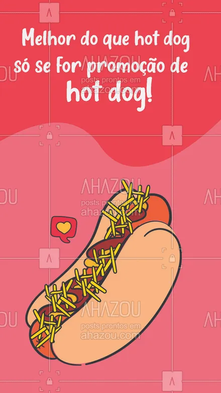 posts, legendas e frases de hot dog  para whatsapp, instagram e facebook: Hot dogs a partir de R$XX,XX? Só aqui você acha esse preço maravilhoso! #ahazoutaste #cachorroquente  #food  #hotdog  #hotdoggourmet  #hotdoglovers 