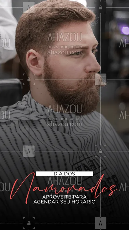 posts, legendas e frases de barbearia para whatsapp, instagram e facebook: Vai sair com o mozão? Então aproveite para dar uma passada para deixar o corte na régua. 💈🪒 #AhazouBeauty #barba #barbearia #barbeiromoderno #barbeirosbrasil #barberShop 