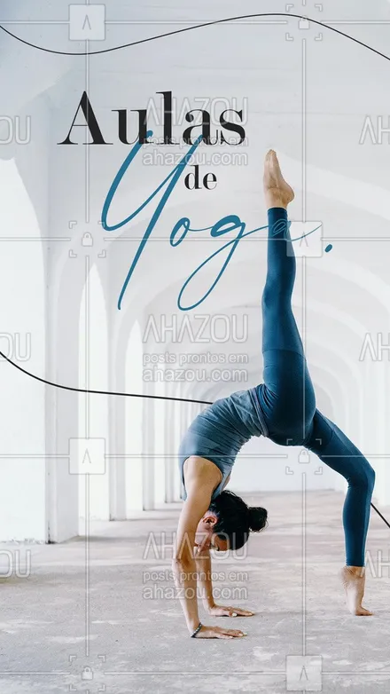 posts, legendas e frases de yoga para whatsapp, instagram e facebook: Venha praticar Yoga no melhor lugar.
Tenha um momento para o seu corpo e mente.
#AhazouSaude  #meditation  #yogainspiration  #yoga  #yogalife 