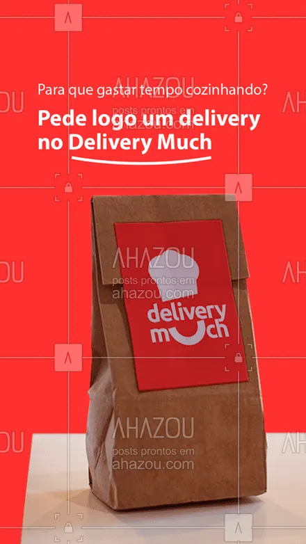 posts, legendas e frases de assuntos variados de gastronomia para whatsapp, instagram e facebook: Vai ser muito mais rápido e prático pedir um delivery no delivery much. Então para que sofrer em pensar o que fazer? Pede logo um delivery. #delivery #AhazouTaste #deliverymuch #comida