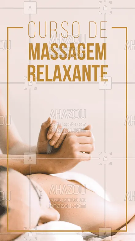 posts, legendas e frases de estética corporal, massoterapia para whatsapp, instagram e facebook: Para saber mais sobre o nosso curso de massagem relaxante, entre em contato pelo nosso telefone XXXXXX #curso #massagemrelaxante #ahazou #massagem #saude #bemestar