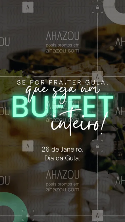 posts, legendas e frases de buffet & eventos para whatsapp, instagram e facebook: E aqui você encontra o buffet que combina com a sua gula. Vamos marcar um horário? #ahazoutaste #buffet #gula #eventos #comidaboa