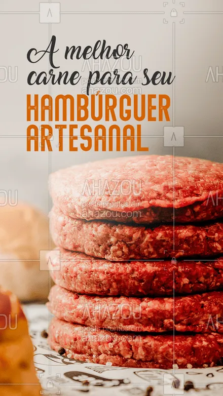 posts, legendas e frases de açougue & churrasco para whatsapp, instagram e facebook:  A carne de hambúrguer perfeita é composta pelo equilíbrio da carne magra com uma carne mais gordurosa. Compre e se surpreenda!
#ahazoutaste  #açougue #meatlover #hamburguer 