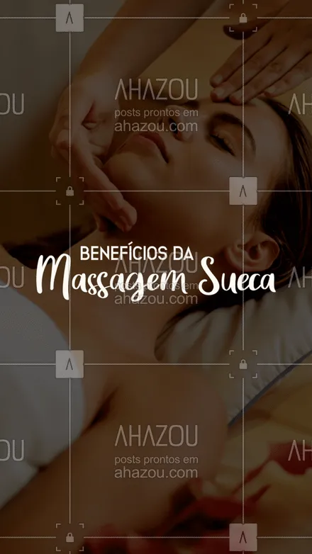 posts, legendas e frases de massoterapia para whatsapp, instagram e facebook: Você conhece os benefícios que a massagem sueca pode trazer? Não? Confira:
➡️ Elimina o estresse;
➡️ Libera a musculatura com tensão;
➡️ Reduz de dores e inflamações;
➡️ Trás bem-estar e ótimos benefícios emocional;
Venha aproveitar todos esses benefícios e muito mais com a massagem sueca. #massagemsueca #AhazouSaude  #massoterapia #massagem #massoterapeuta