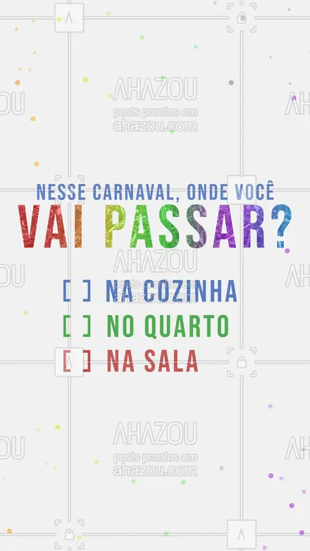 posts, legendas e frases de posts para todos para whatsapp, instagram e facebook: Aqui nós gabaritamos a lista, e aí?! ?? 
#carnaval #carnaval2021 #ahazou  #motivacional