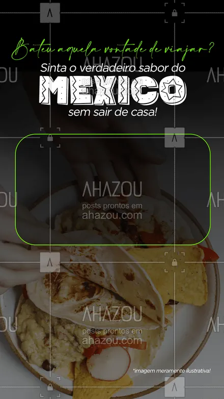 posts, legendas e frases de cozinha mexicana para whatsapp, instagram e facebook: Se você não vai até o México, essa oferta leva o México até você!
Ligue e faça já o seu pedido ?
#taste #ofertas #combo #mexican #ahazoutaste #mexicanfood #mexico