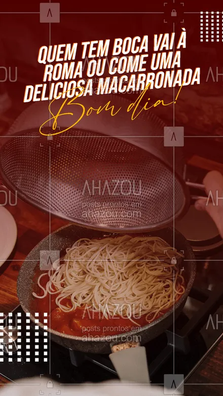 posts, legendas e frases de cozinha italiana para whatsapp, instagram e facebook: Conheça nossas macarronadas e se sinta na Itália. 
Com um cardápio versátil, preparado de uma forma que proporcione uma experiência gastrônomica, nossos pratos são feitos com uma fidelidade à culinária italiana, fará você se apaixonar por essa culinária. 
#ahazoutaste #restauranteitaliano  #massas  #italianfood  #italy  #pasta  #cozinhaitaliana  #comidaitaliana 