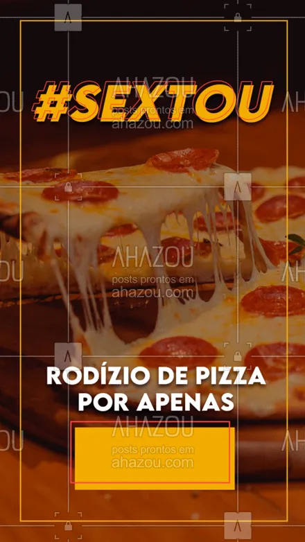 posts, legendas e frases de pizzaria para whatsapp, instagram e facebook: Sexta é dia de aproveitar nosso rodízio! 
#ahazou #restaurante #rodízio #food #comida