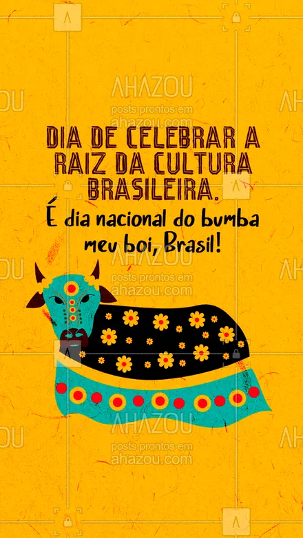 posts, legendas e frases de posts para todos para whatsapp, instagram e facebook: A festividade do bumba meu boi, não são apenas as danças, ela tem teatro, perfomance, músicas, brincadeiras, ritos de passagem, um folclore que surgiu no Maranhão e cresceu tanto que hoje é comemorado em todas as regioes do Brasil, tornando-se Patrimônio Culturam Imaterial. 
#ahazou #frasesmotivacionais  #motivacionais  #motivacional   #promoção  #quote 