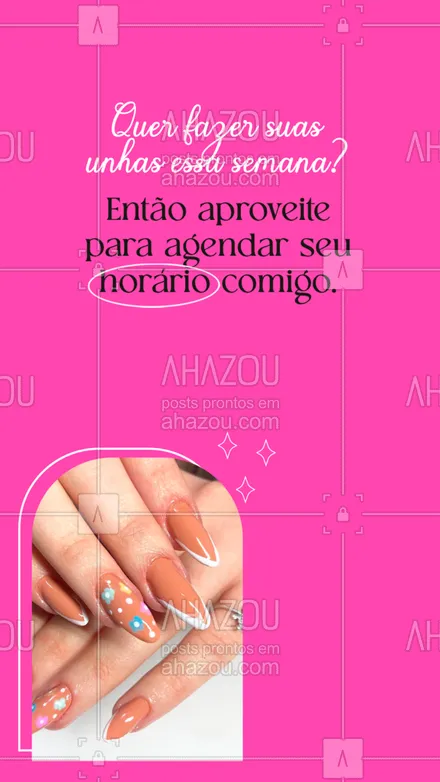 posts, legendas e frases de manicure & pedicure para whatsapp, instagram e facebook: pack de status para whatsapp #AhazouBeauty #AhazouPack