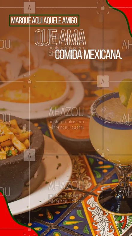 posts, legendas e frases de cozinha mexicana para whatsapp, instagram e facebook: A cozinha mexicana e seus deliciosos sabores conquistam qualquer um, não é mesmo? Marque aqui seu amigo para provar o melhor de nossa culinária.

 #comidamexicana  #cozinhamexicana #ahazoutaste #nachos  #vivamexico #guacamole #tacos #chilli #marquealguém