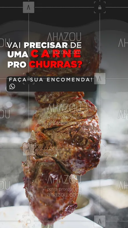 posts, legendas e frases de açougue & churrasco para whatsapp, instagram e facebook: Opa, o churras tá marcado e você ainda sem a carne? Já encomende com a gente, é rápido e sem complicações, só chamar no whatsapp!  
??
#ahazoutaste #carne #churrasco #acougue #barbecue #carnechurras #meat  #barbecue #açougue #churrascoterapia #meatlover #churrasco