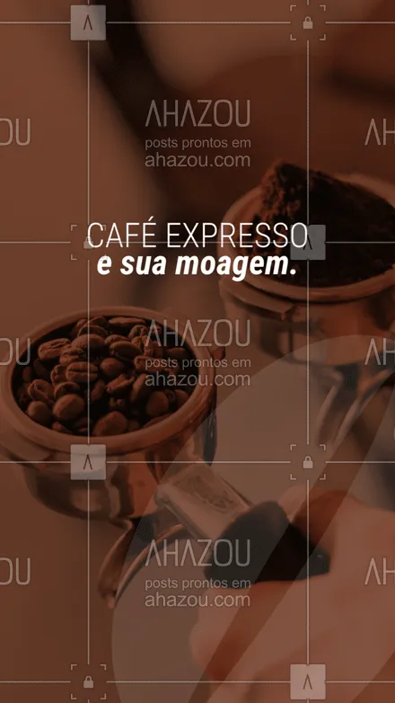 posts, legendas e frases de cafés para whatsapp, instagram e facebook: O café expresso, conhecido por todo mundo, tem uma moagem fina. Mais fina do que açúcar refinado, sabia disso?
#Café #ahazoutaste #Dicas