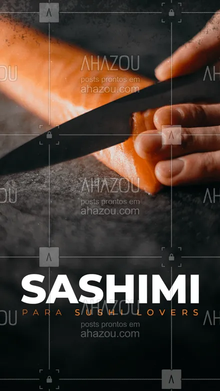 posts, legendas e frases de cozinha japonesa para whatsapp, instagram e facebook: SASHIMI é um delicioso sushi de peixe fresco cortado em finas fatias de muito sabor. Molhos como shoyu, teriaki e outros, são usados para intensificar mais o sabor do sashimi. Não fique só na vontade, venha provar essa maravilha japonesa! ??? #ahazoutaste #japa #sushitime #japanesefood #sushilovers #comidajaponesa #ahazoutaste 