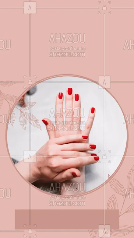 posts, legendas e frases de manicure & pedicure para whatsapp, instagram e facebook:  O que você está esperando para marcar seu horário com a gente? ?
#unhasnaturais #unhas #beleza #AhazouBeauty  #manicure #nailsaloon