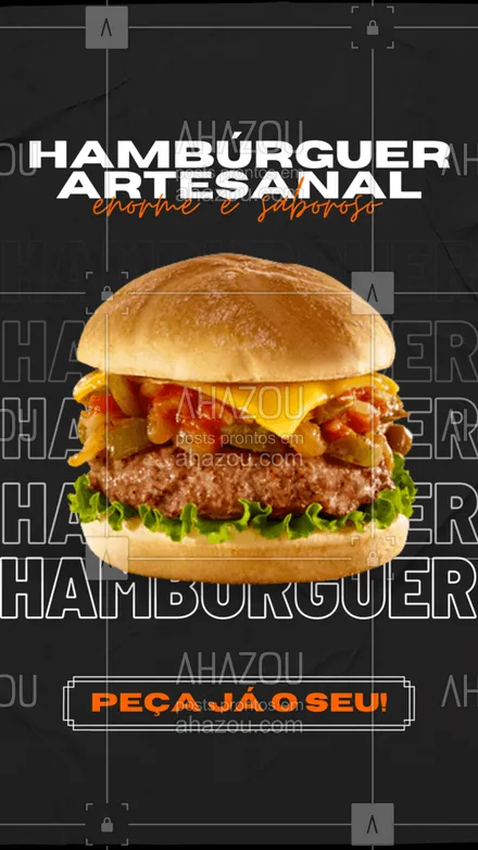 posts, legendas e frases de hamburguer para whatsapp, instagram e facebook: Se você ainda não experimentou o nosso hambúrguer artesanal, não perca mais tempo, peça o seu lanche agora! Você vai adorar!
#ahazoutaste #artesanal  #burger  #burgerlovers  #hamburgueria  #hamburgueriaartesanal 