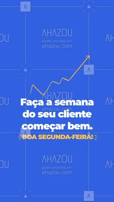 posts, legendas e frases de marketing digital para whatsapp, instagram e facebook: A semana tem que começar do jeito certo. Com um bom conteúdo, até segunda-feira é um bom dia. Então invista em um conteúdo que faça a semana do seu cliente ser boa. #AhazouMktDigital #segunda #marketing #conteudo #AhazouMktDigital 