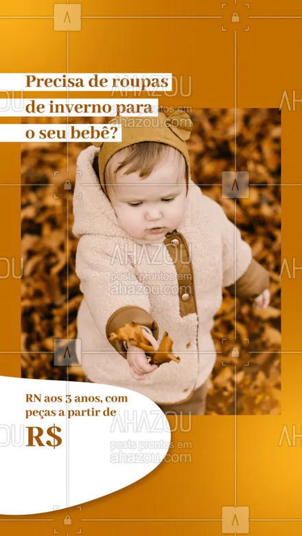 posts, legendas e frases de moda infantil para whatsapp, instagram e facebook: Do RN aos 3 anos, você garante as roupas quentinhas para proteger o seu bebê dos dias mais frios.

🛍️ Todas as peças estão no link da bio. 
🚚 Entregamos em todo o Brasil.
📦 Frete grátis em compras acima de R$ (valor). 
👉 Acompanhe o nosso perfil para não perder nenhuma dica ou oferta. 😉

#Inverno #Promoção #Promo #RoupasBebê #RN #2anos #3anos #EntregaemTodoBrasil #CompreOnline #BebêeCriança #RoupasInfantis #ModaKids #ModaInfantil #AhazouFashion #Moda #Crianças #BebêMenino #BebêMenina 
