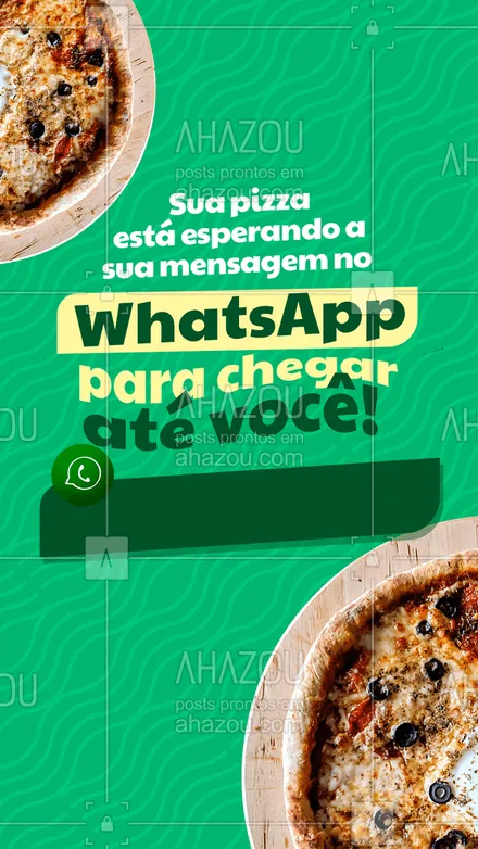 posts, legendas e frases de pizzaria para whatsapp, instagram e facebook: Nos mande um zap que te entregamos a sua pizza! #ahazoutaste #pizza  #pizzalife  #pizzalovers  #pizzaria 