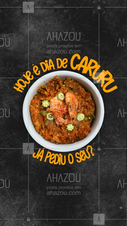 posts, legendas e frases de à la carte & self service, comidas variadas para whatsapp, instagram e facebook: Você já experimentou essa maravilha? ? Faça agora seu pedido ? (inserir telefone) ? #caruru #sabor #ahazoutaste #eat #instafood #foodlovers #ilovefood