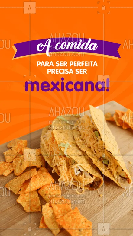 posts, legendas e frases de cozinha mexicana para whatsapp, instagram e facebook: E para ser ainda mais perfeita, só se for a nossa! 😋😁
#comidamexicana #texmex #ahazoutaste  #vivamexico #cozinhamexicana
