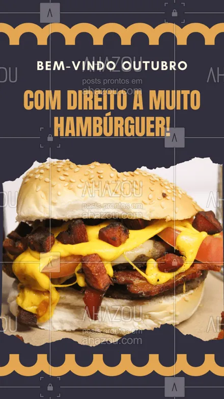 posts, legendas e frases de hamburguer para whatsapp, instagram e facebook: Que nesse novo mês a felicidade seja completa: alegria e muito hambúrguer ??
#ahazoutaste #hamburguer #food #burger #hamburgueria #ahazoutaste 
