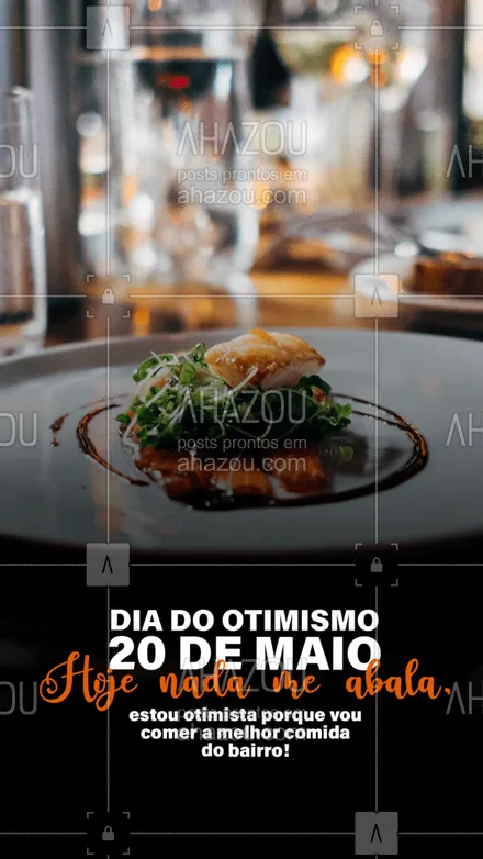 posts, legendas e frases de assuntos variados de gastronomia para whatsapp, instagram e facebook: Venha provar nossas delícias e fique também otimista!? #ahazoutaste #diadootimismo #otimismo #gastronomy #gastronomia #culinaria