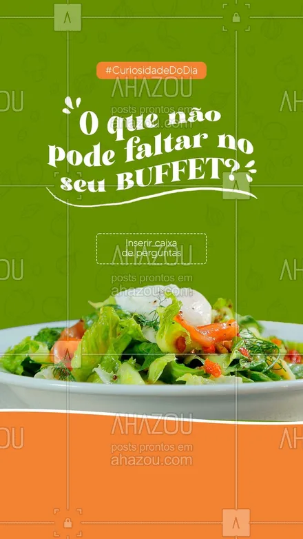 posts, legendas e frases de buffet & eventos para whatsapp, instagram e facebook:  Responde aqui pra gente: O que não pode faltar no seu Buffet? ?
#ahazoutaste  #eventos #foodie #buffet
