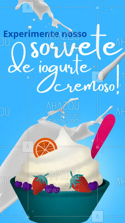 posts, legendas e frases de gelados & açaiteria para whatsapp, instagram e facebook: Sabe o que você precisa fazer hoje? Experimentar essa delícia! Vem pra cá! ? #ahazoutaste  #cupuaçú #açaíteria #gelados #icecream #sorvete #sorveteria #açaí #iogurtecremoso #venhaexperimentar