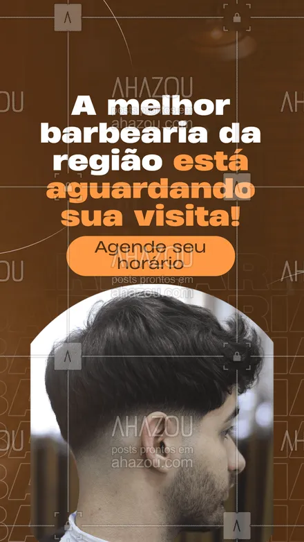posts, legendas e frases de barbearia para whatsapp, instagram e facebook: Agende agora mesmo seu horário e venha cortar seu cabelo e fazer sua barba na melhor barbearia da região! Estamos te aguardando! #AhazouBeauty #barba #barbearia #barbeiro #barbeiromoderno #barbeirosbrasil #barber #barberLife #barberShop #barbershop #brasilbarbers #cuidadoscomabarba