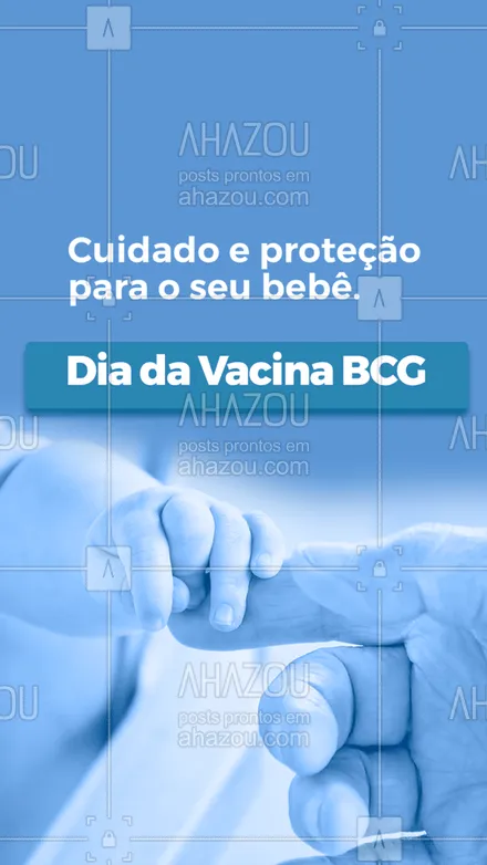 posts, legendas e frases de assuntos variados de Saúde e Bem-Estar para whatsapp, instagram e facebook: Sem dúvidas, você quer proteger o seu bebê e uma das formas de fazer isso é levando ele para tomar a vacina BCG, que é essencial para a proteção dele contra a Tuberculose. Não deixe de vacinar o seu bebê!  👶💉#vacina #diadavacinaBCG #vacinaBCG #BCG #vacinacao #bebe #crianca #prevencao #protecao #vacinar #AhazouSaude #saude  #viverbem  #qualidadedevida  #cuidese  #bemestar 