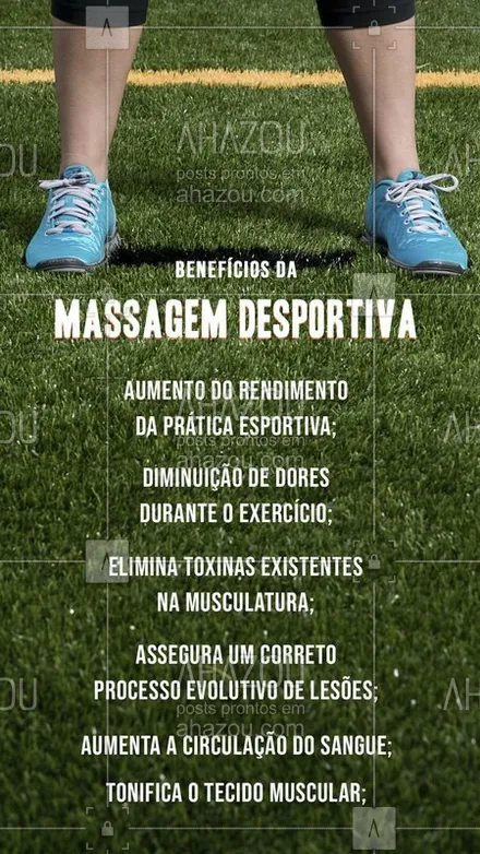 posts, legendas e frases de massoterapia para whatsapp, instagram e facebook: #stories #ahazou #massagemdesportiva