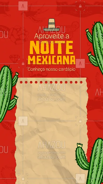 posts, legendas e frases de cozinha mexicana para whatsapp, instagram e facebook: Deu vontade de comer comida mexicana? A gente tem seu prato preferido! ?? #ahazoutaste  #comidamexicana #cozinhamexicana #vivamexico #texmex #nachos
