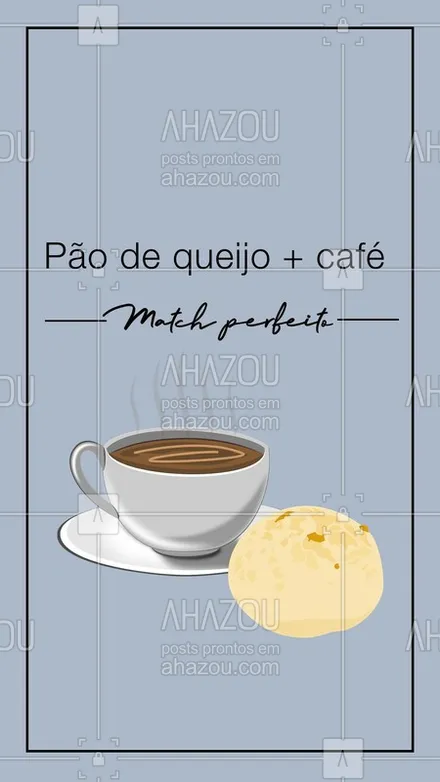 posts, legendas e frases de cafés para whatsapp, instagram e facebook: Um cafezinho e um pão de queijo, a melhor dupla pra um café da tarde! #paodequeijo #ahazoutaste #café #cafeteria
