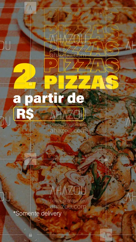 posts, legendas e frases de pizzaria para whatsapp, instagram e facebook: Deixe sua quarentena mais saborosa com as nossas pizzas! Aproveite nossa promoção: 2 pizzas a partir de R$ XX,XX, mas somente no delivery. Peça a sua! 

#pizzaria #pizza #delivery #ahazoutaste #quarentena #coronavírus