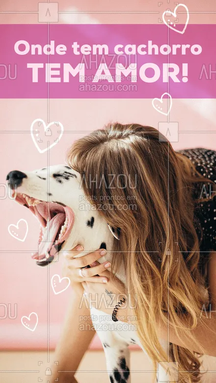 posts, legendas e frases de assuntos variados de Pets para whatsapp, instagram e facebook: Você tem um cachorrinho? Então tem amor de sobra no seu lar. Além de termos ele como nosso fiel amigo e companheiro, temos o prazer de desfrutar de momentos de alegria que só quem tem um cachorro sabe o que é ?. #cachorro #pet #ahazoupet #amor #cachorro