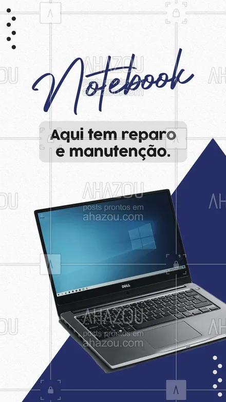 posts, legendas e frases de computadores, celulares & tablets para whatsapp, instagram e facebook: Seja qual for o problema do seu notebook, nós podemos resolver.
Trabalhamos há anos neste ramo e temos vasta experiência neste assunto.
Pode confiar, seu notebook estará em boas mãos.
#AhazouTec #reparo #computador #eletrônicos #tecnologia #AssistenciaTecnica #notebook