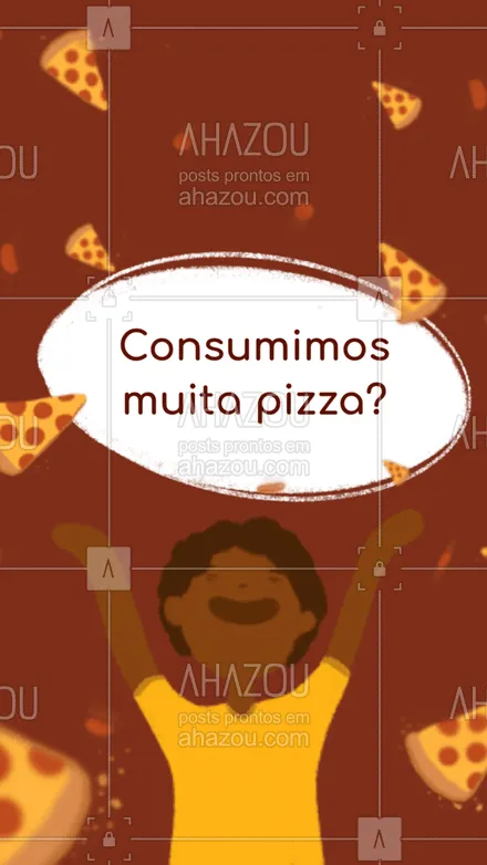 posts, legendas e frases de pizzaria para whatsapp, instagram e facebook: Estipula-se que nos Estados Unidos, são vendidos 350 pedaços de pizza por segundo. Um número assustador não é mesmo?

 #pizza  #pizzalife #ahazoutaste #pizzalovers  #pizzaria #pizzas