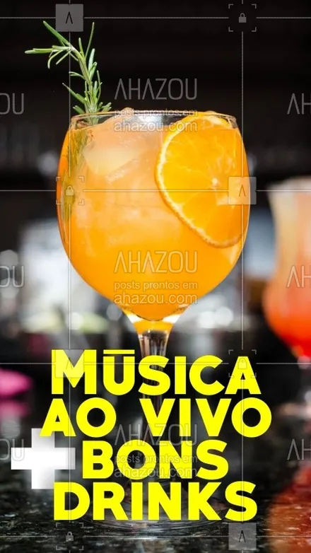 posts, legendas e frases de bares para whatsapp, instagram e facebook: Uma combinação perfeita! Bora? #bar #ahazoualimentaçao #happyhour #drinks #musicaoavivo #show #musica #bebida