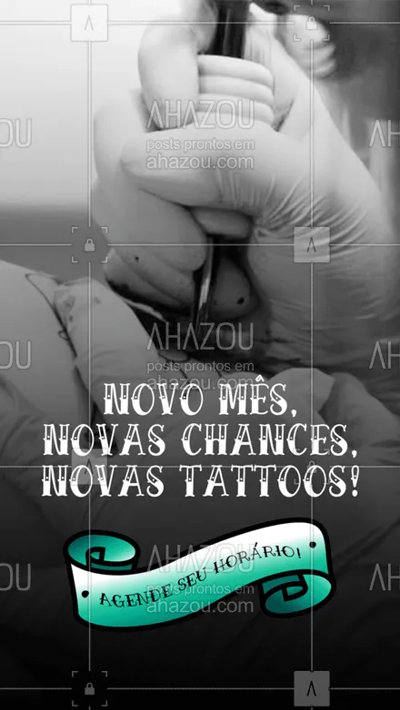 posts, legendas e frases de estúdios, tatuadores & body piercer para whatsapp, instagram e facebook: A agenda de fevereiro já está aberta! ? Bora tatuar? ? #agendaaberta #fevereiro #tattoo #ahazouink #tatuagem #ink