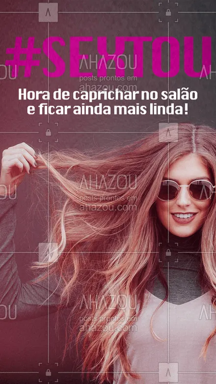 posts, legendas e frases de cabelo para whatsapp, instagram e facebook: Vamos sextar, divas? ? #cabelo #cabeleireiro #ahazou #salaodebeleza #sextafeira