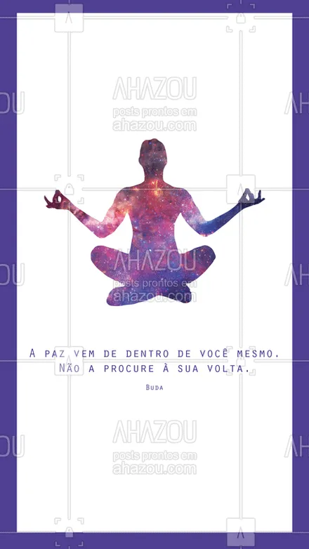 posts, legendas e frases de terapias complementares para whatsapp, instagram e facebook: Todas as respostas estão dentro de você. Acredite mais na sua intuição. #meditação #ahazou #buda 